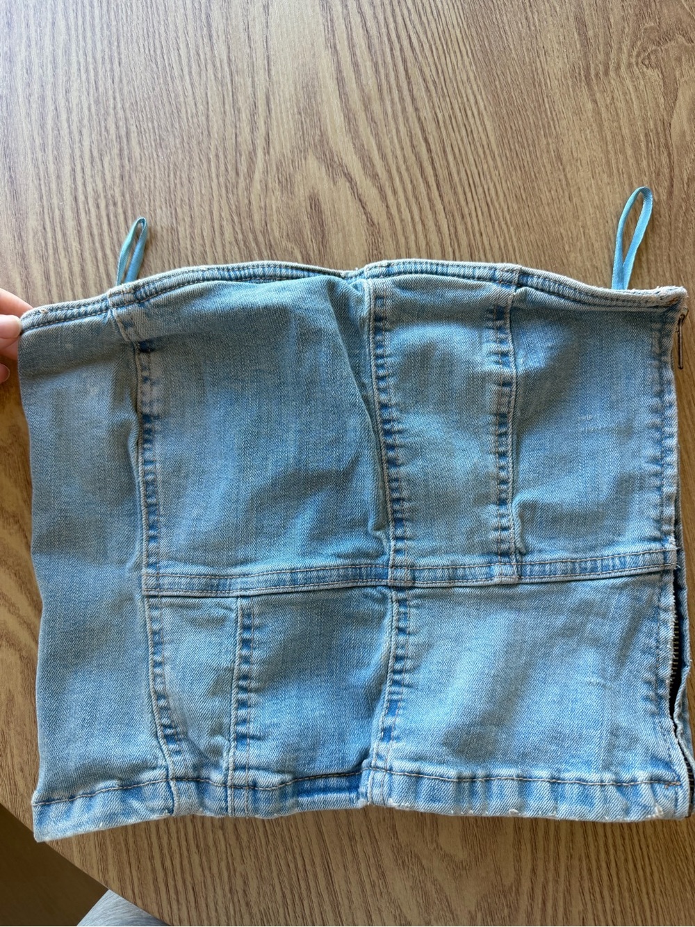 Zara Denim Tube top